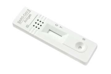 1 Corona Antigen Test Hintergrund transparent