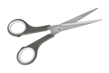 Nahaufnahme mit Schere   Hintergrund transparent