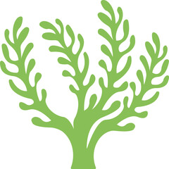 Seaweed Vector Icon 