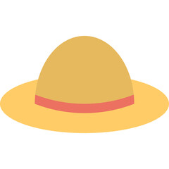Summer Hat Vector Icon 