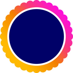 Premium red badge texture background, 100%Quality, guarantee icon, Promotion market place, PNG file. 