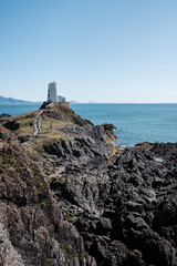 lighthouse on the rocks
