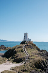 lighthouse on the rocks