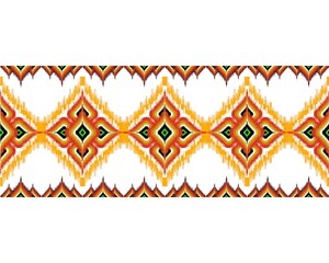 ethnic ikat boho seamless pattern design Native, African, American, Indian, Thailand