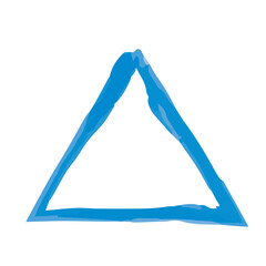 Triangle abstract Watercolor paint stains backgrounds. Art element illustration for your design.