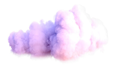 Realistic pink cloud.