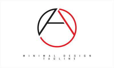 AO or OA Minimal Logo Design