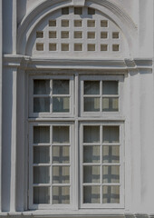 Obraz premium unique and antique window of a heritage building