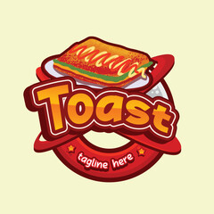 toast food character mascot vector