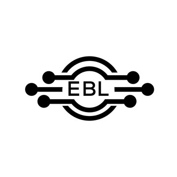 EBL letter logo. EBL best white background vector image. EBL Monogram logo design for entrepreneur and business.	

