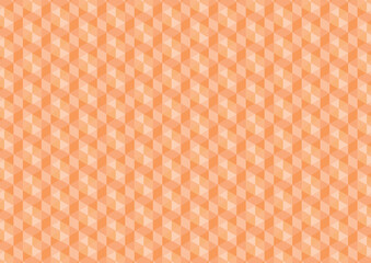 背景　氷モザイクタイル　オレンジ