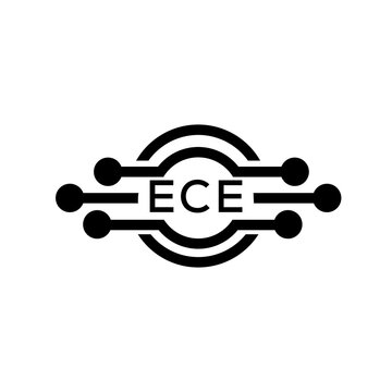 ECE letter logo. ECE best white background vector image. ECE Monogram logo design for entrepreneur and business.	
