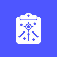 tactic or plan icon for web