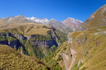 Mountain landscape in Georgia