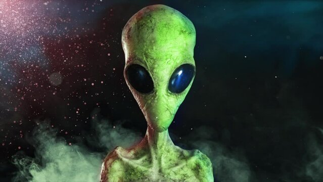 ALIEN GREEN PARTICLES