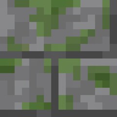 Moss brick texture
