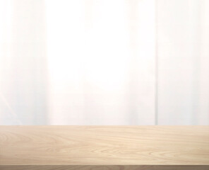 in front of a wooden table with a glass wall, blurry glass in the background For editing products or designing keys, layouts, background images