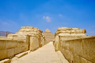 Wunderbare Aufnahme in Kairo Ägypten Gizeh...