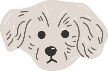 Dog illustration.