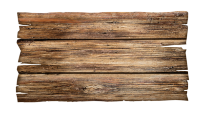 close up of an empty wooden sign