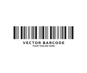 Barcode symbol. Bar code icon template logo design. Product inventory badge, codes stripe sticker and package bars. Supermarket scanning barcode sign vector design and illustration.