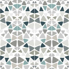 Fototapeta premium Creative pebbles seamless pattern. Texture of a brick wall background. Hand drawn stone endless wallpaper.