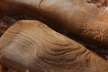 surface of the moon geological site in tataouin, Tunisia, North Africa