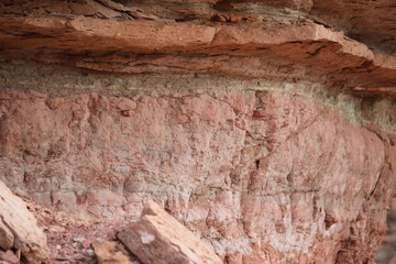 surface of the moon geological site in tataouin, Tunisia, North Africa