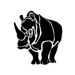 Rhinoceros illustration