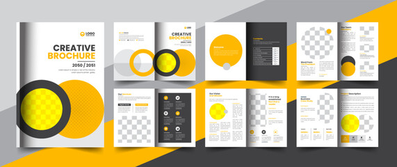 corporate company profile brochure annual report booklet business proposal layout concept design