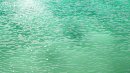 Obraz premium Top view fresh green water background.