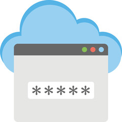 Access Password Flat Icon