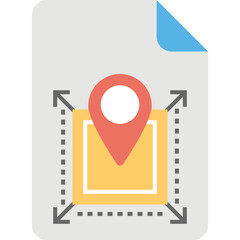 Web Navigation Template Flat Icon 