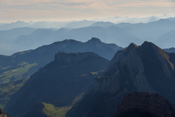 Wandern am Säntis in der Schweiz