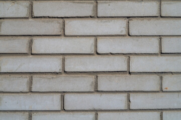 White brick wall texture, brick wall as a background