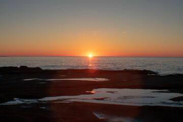 Beautiful Dee why beach at sunset