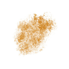 Coffee Stain Marks brown watercolor splash splatter.