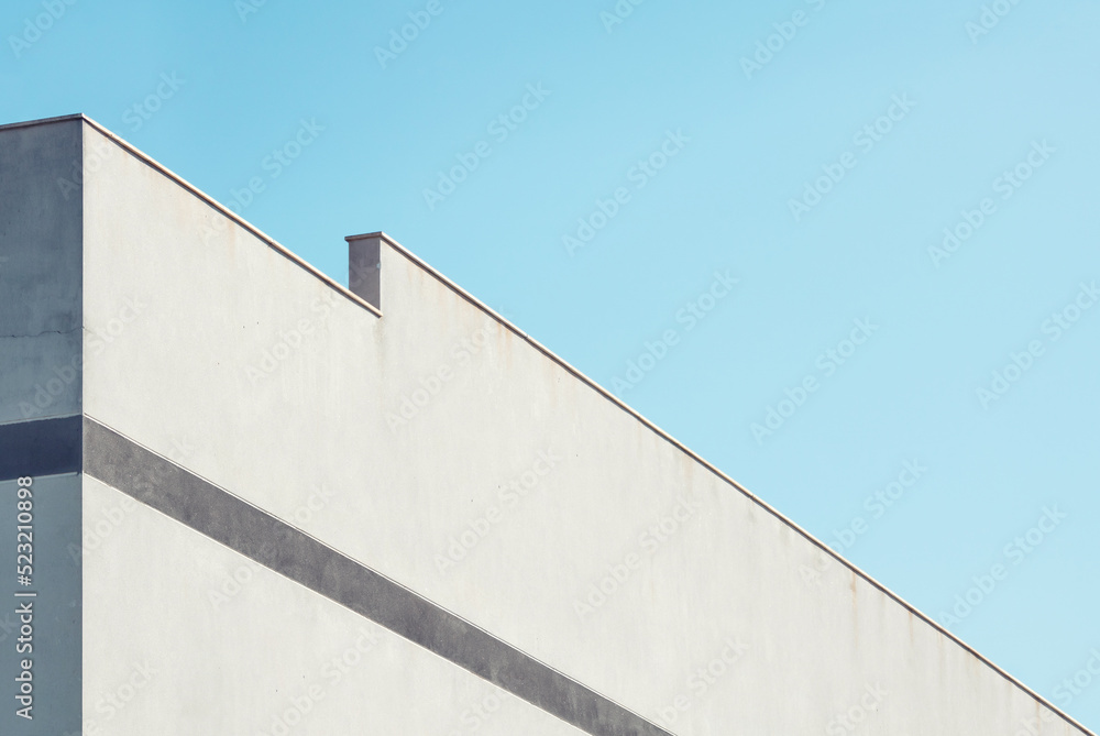 Aufkleber urban abstract architecture. close up of a building facade.