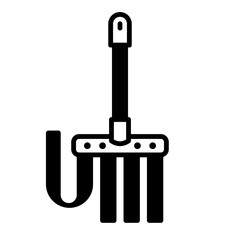 cloth manual mop icon