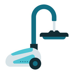 modern small vacuum cleaner icon