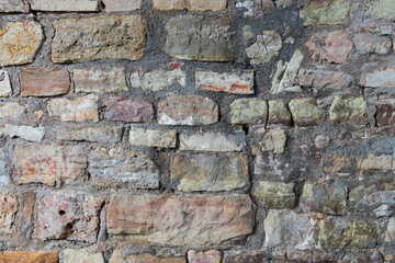 Background from an old stone masonry wall. Stone masonry pattern
