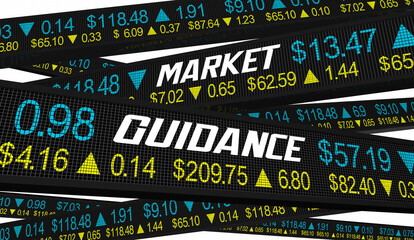 Market Guidance Company Earnings Stock Share Price Outlook 3d Illustration
