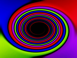 Colorful Spiral 3D illustration. Infinity loop. Endless swirl.
3D Swirl or Twister abstract background.