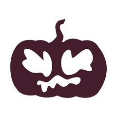 simple silhouette halloween icon