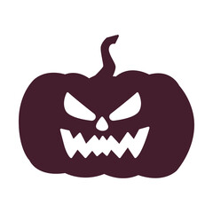 simple silhouette halloween icon