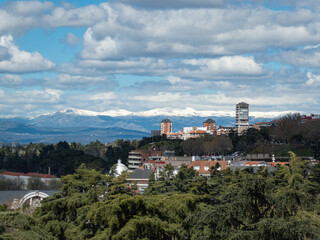 Madrid mountain view