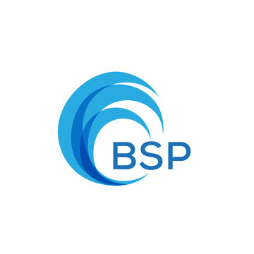 BSP letter logo. BSP blue image on white background. BSP Monogram logo design for entrepreneur and business. . BSP best icon.

