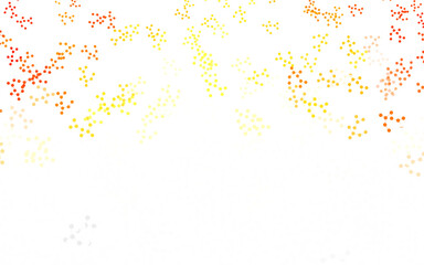 Light Red, Yellow vector texture with artificial intelligence concept.