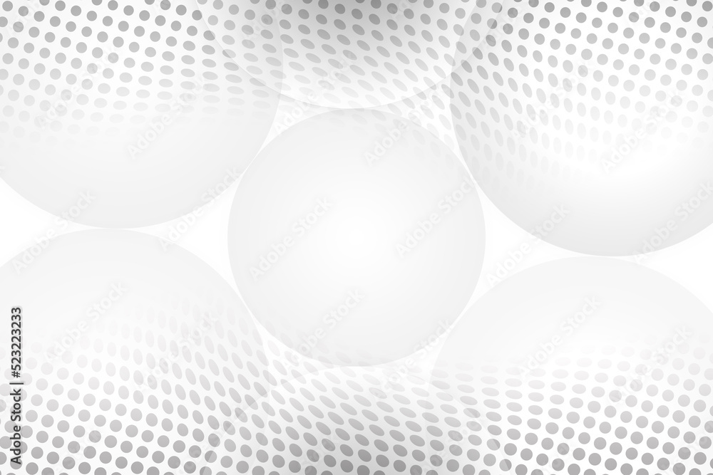 Poster abstract geometric white and gray color background. gradient circle layers with gray circle for conc