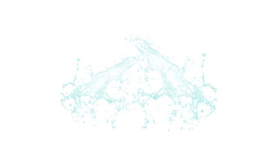 blue water splash